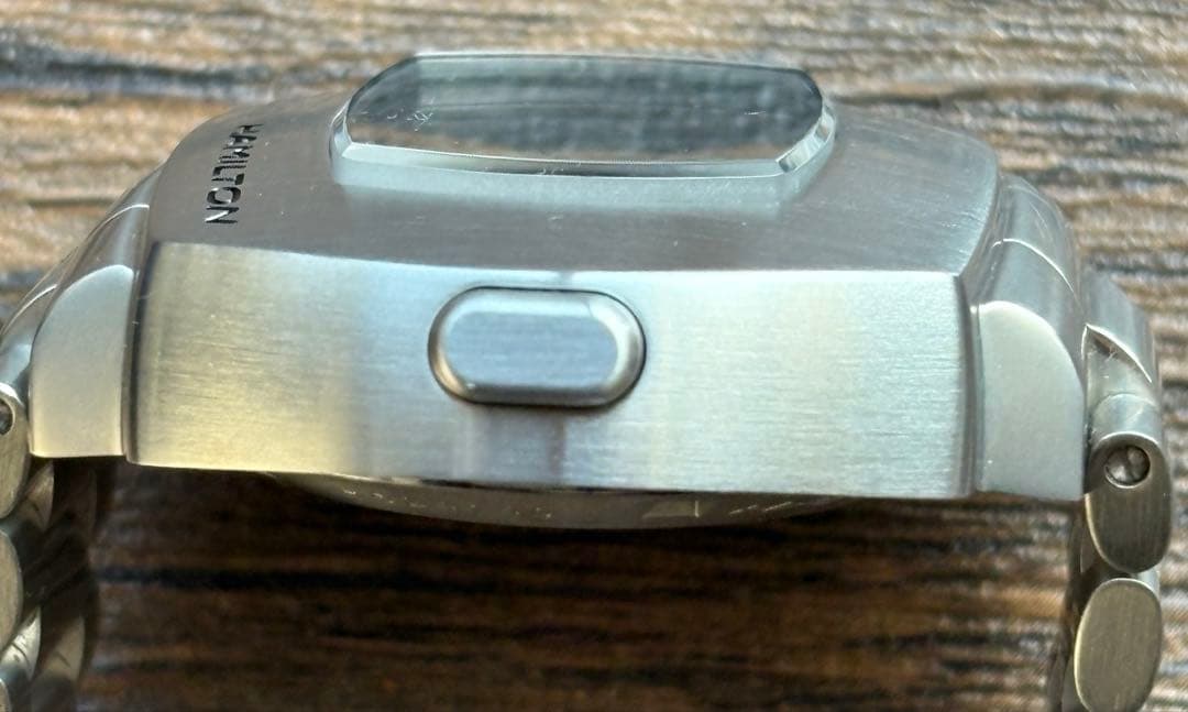 美品 HAMILTON ハミルトン PSR H524140 グリーン LED