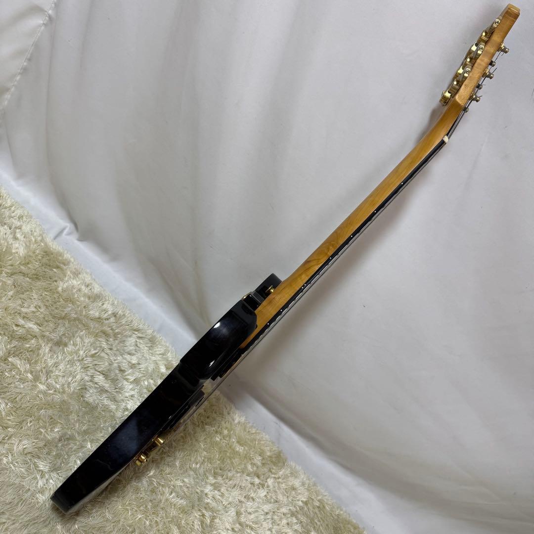 エレキギター　ブラック　ミニギター　hide