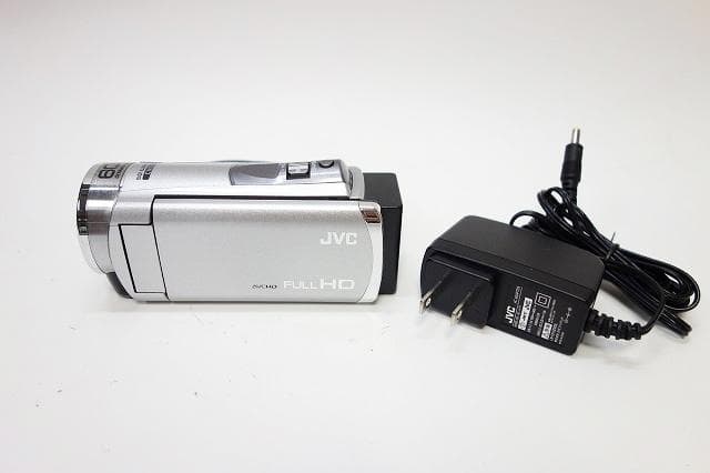 JVC ビデオカメラ GZ-HM177-S ACアダプター付 中古品 動作確認済