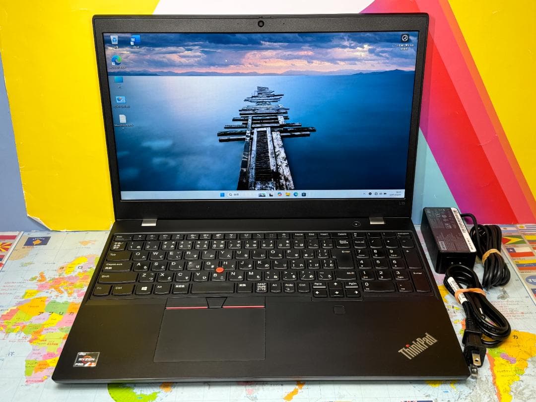 美品 16GB レノボ L15 15.6型 Office2024 ノートPC
