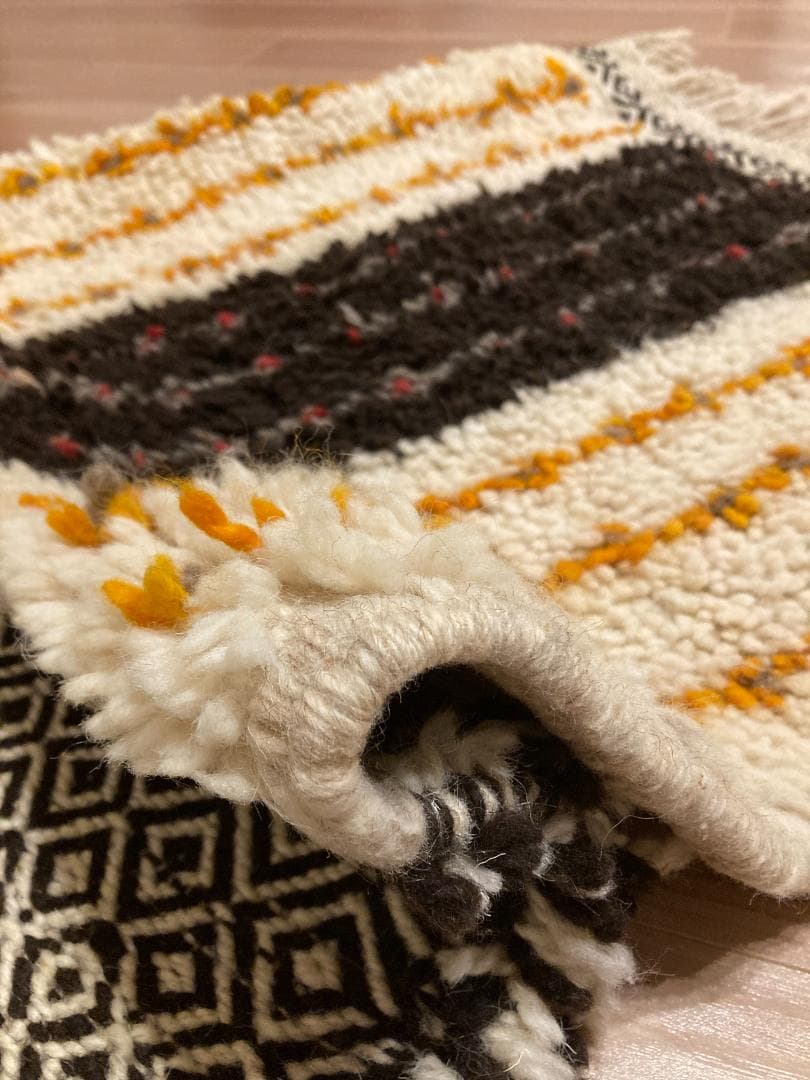 モロッコ ザナフィ RUG 約120×65m ミックスザナフィラグ