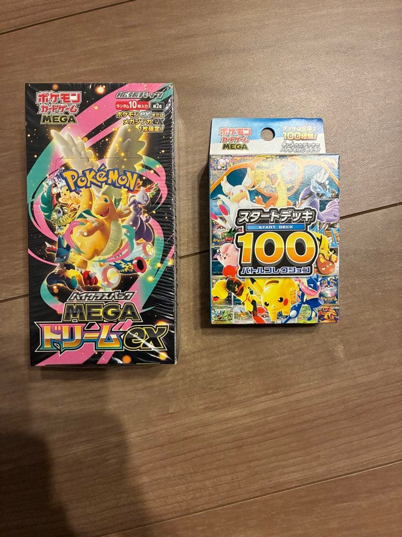 ポケモンカードゲーム メガドリームEX & スタートデッキ 100未開封ボックス