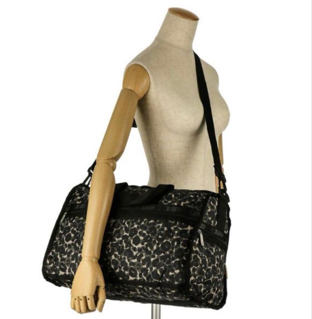 美品　大容量　LeSportsac ヒョウ柄♡ボストンバッグ　旅行バッグ