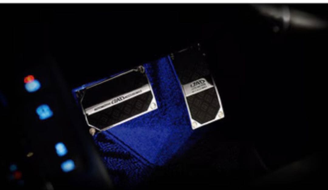 DAD ギャルソン　フットペダルカバー アルミニウム モノグラム柄