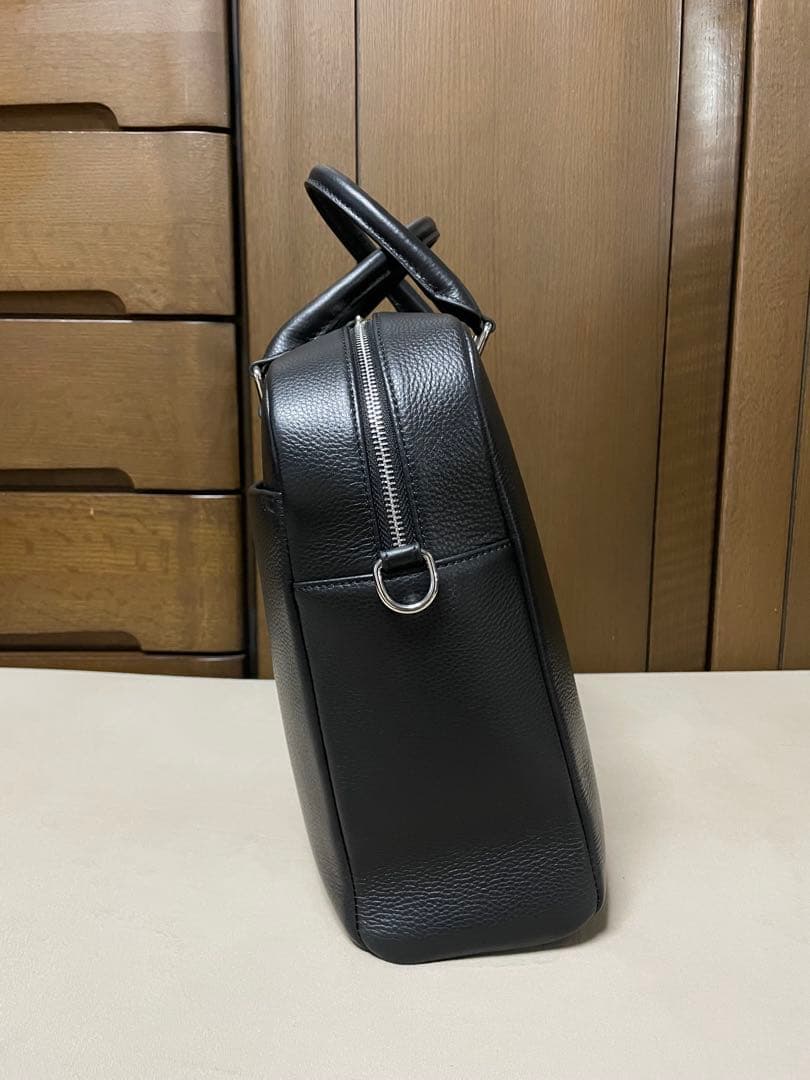 【超美品！！】メンズ 本革 ビジネスバッグ レザー 大容量 MURA