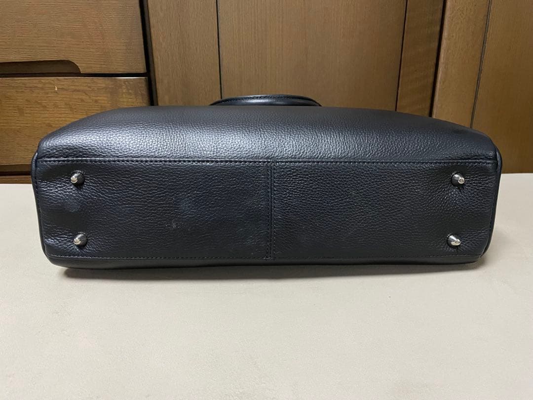 【超美品！！】メンズ 本革 ビジネスバッグ レザー 大容量 MURA