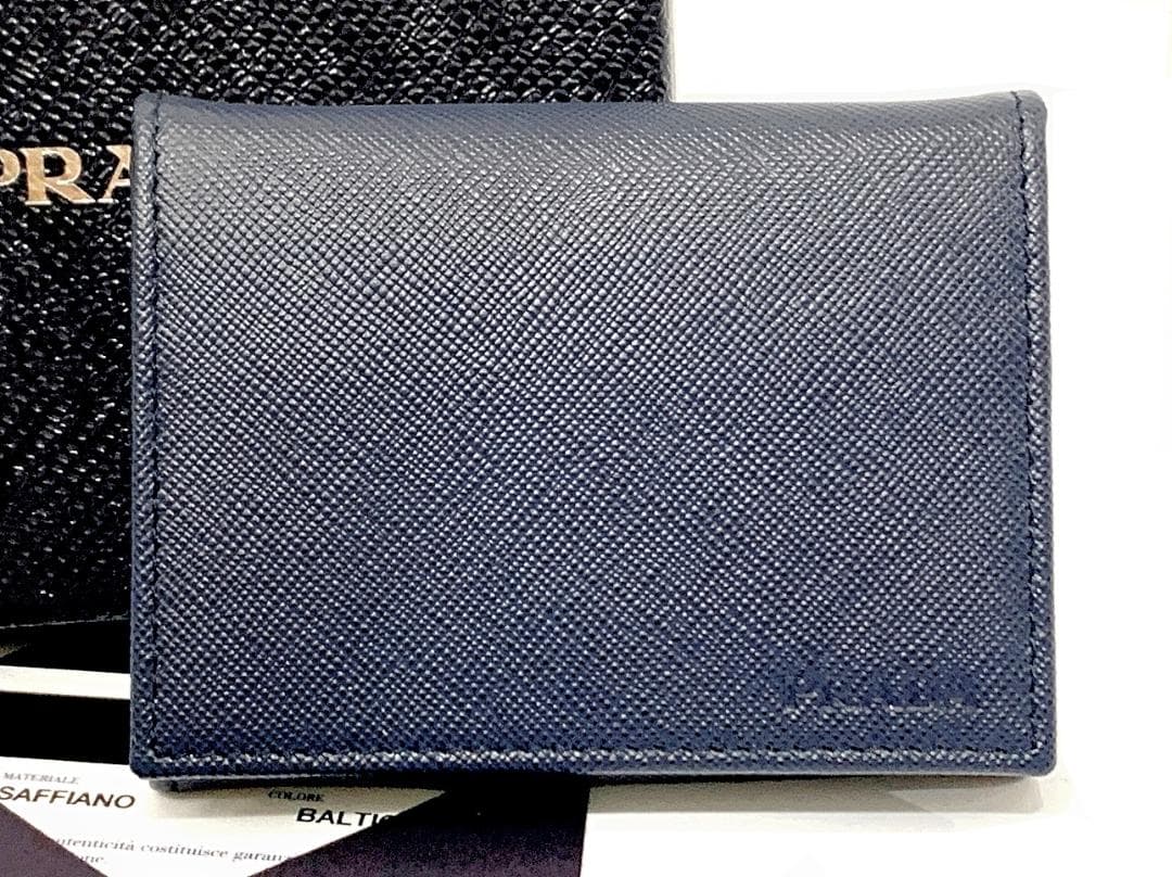 未使用]プラダPRADA 2M0938 カードケース名刺入れケース財布NV