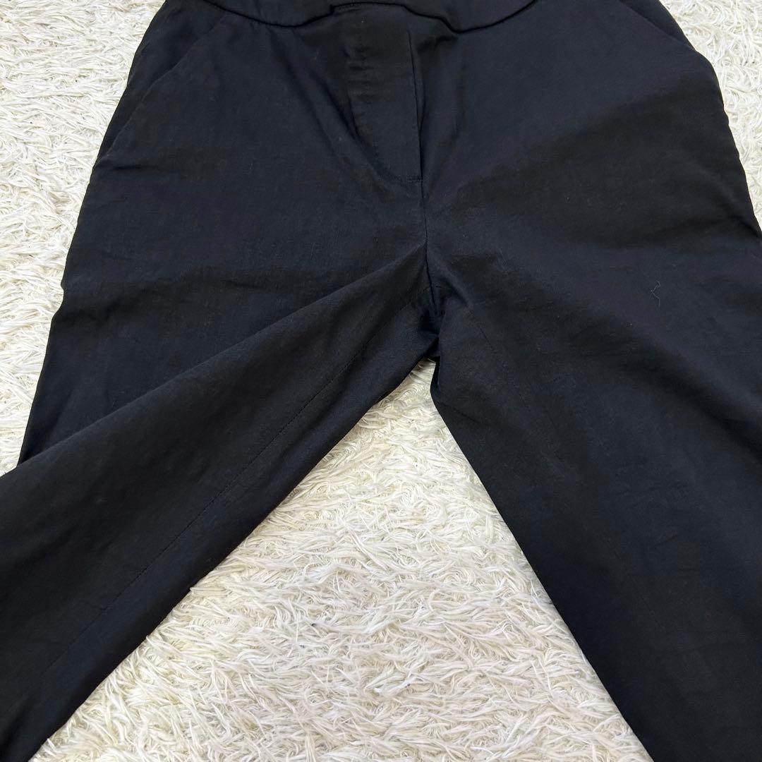 23年モデル✨ セオリー パンツスーツ セットアップ リネン混 ブラック 現行