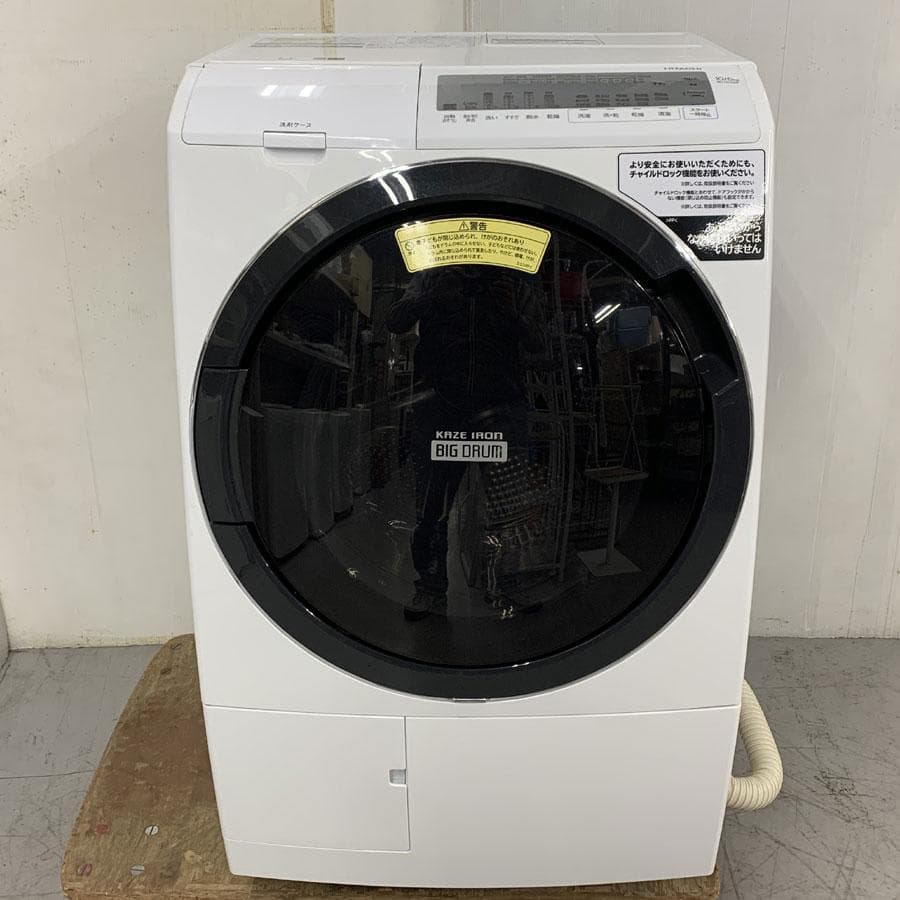 日立 BD-SG100FL ドラム式洗濯乾燥機 洗濯10kg/乾燥6kg