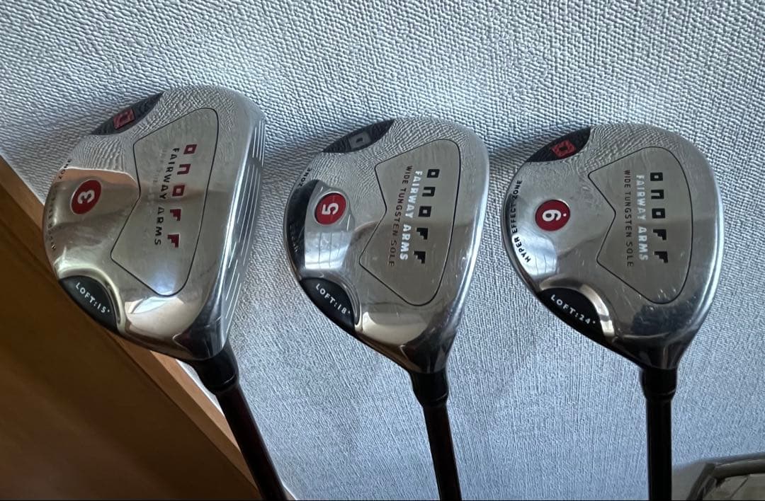 ONOFF オノフフェアウェイウッド　3本セット　3w、5w、9w