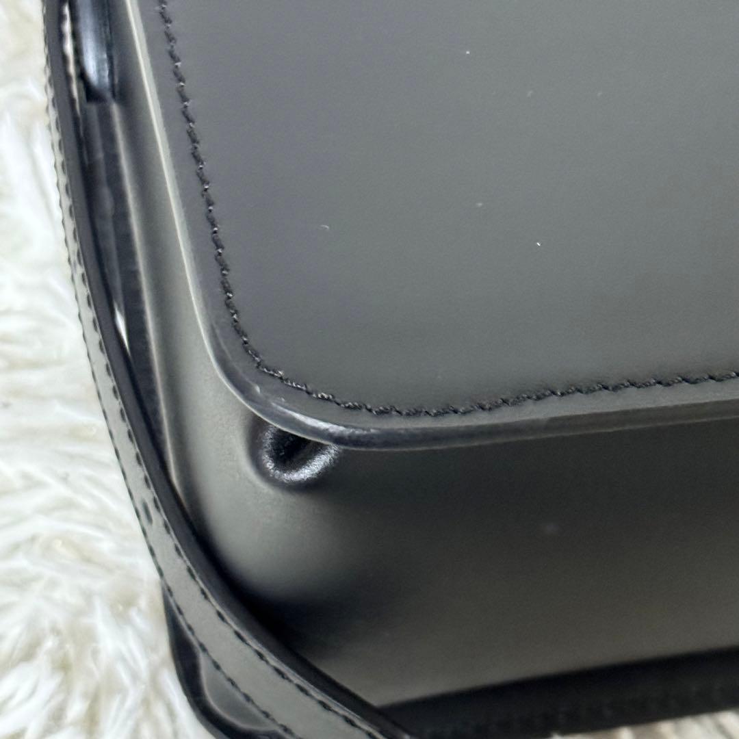 未使用級✨Longchamp ロンシャン ボックストロット　ブラック　レザー