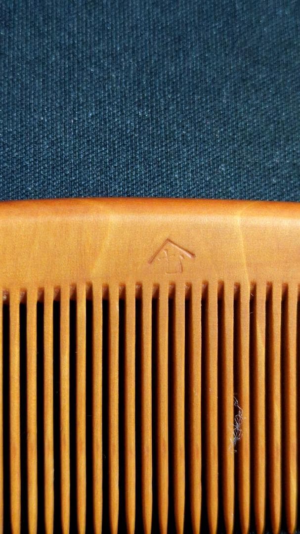 武蔵屋　富田正作親方作　つげ櫛