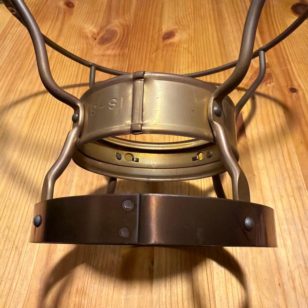 日本船燈 ニッセン石油ストーブ ゴールドフレーム IS-3用の上部わく金