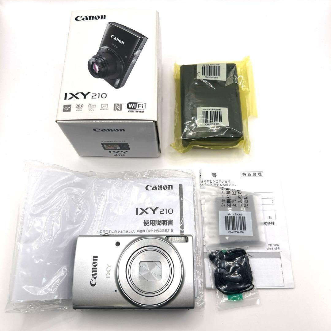 ✨未使用品　Canon IXY210 シルバー　付属品完品