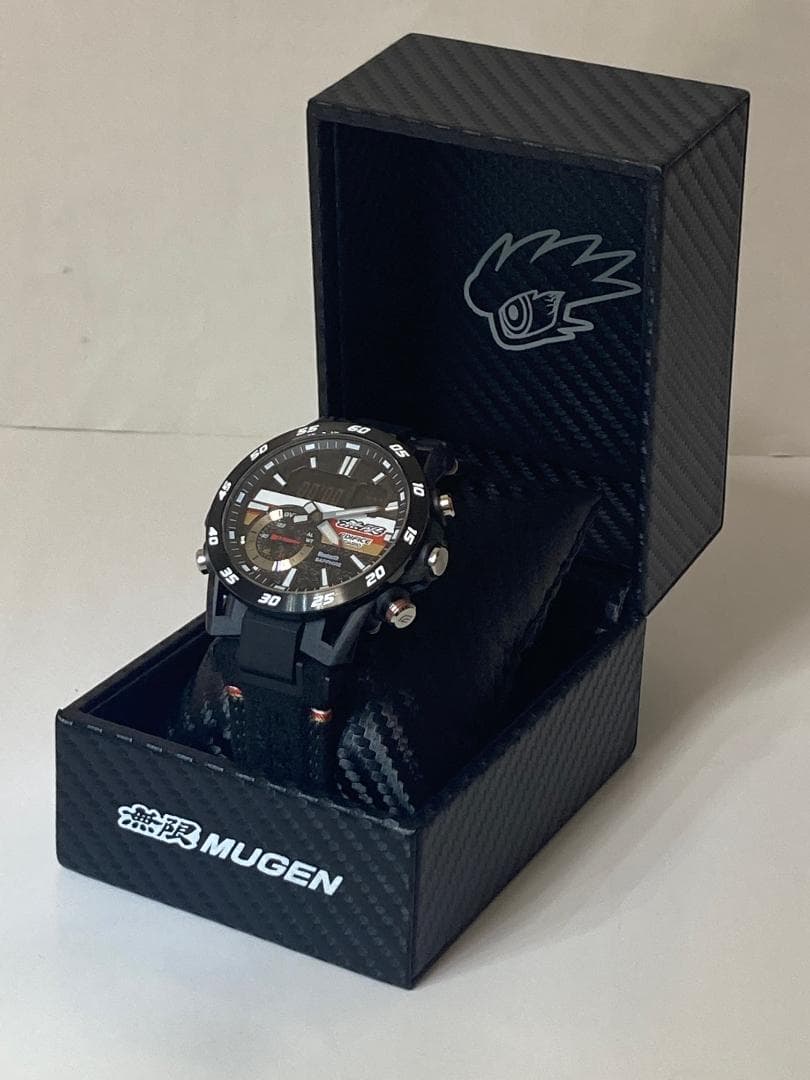 超美品 無限 CASIO EDIFICE ECB-40MU-1AJR