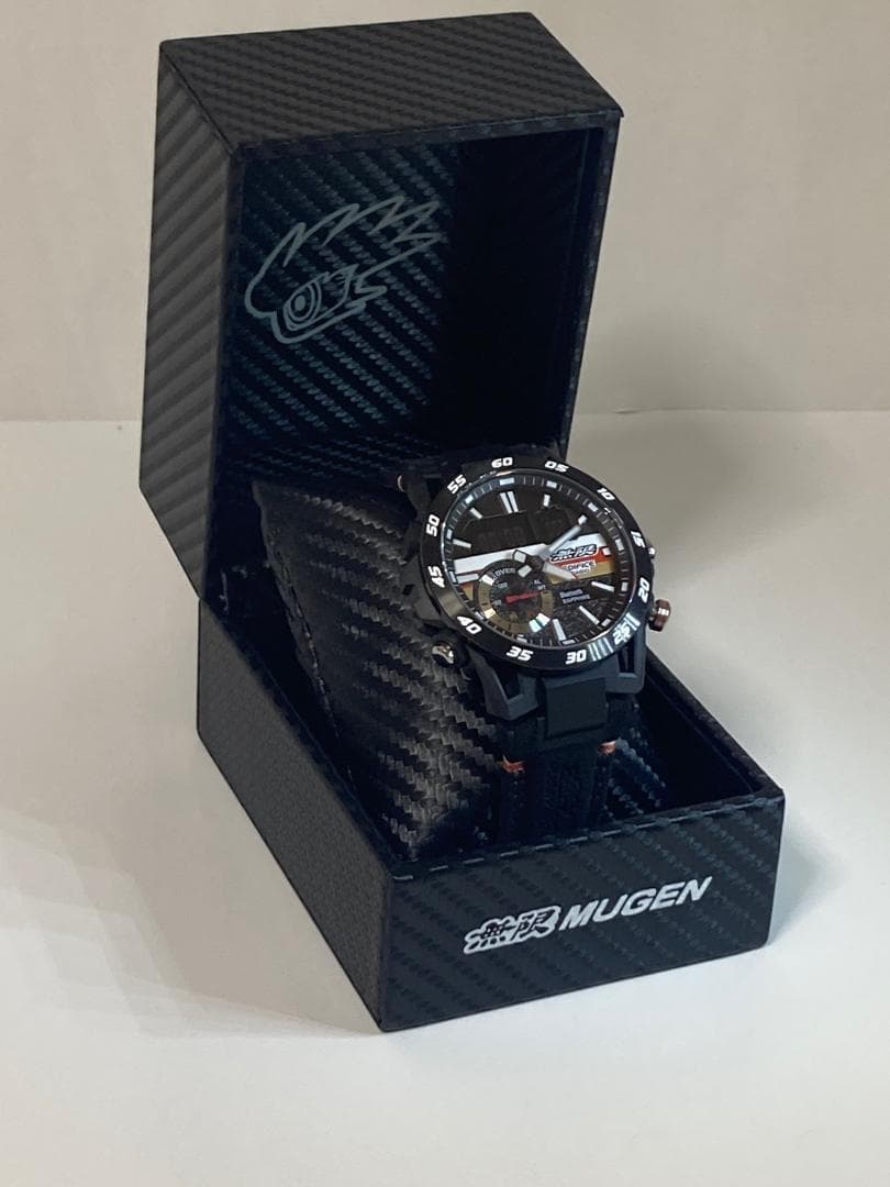 超美品 無限 CASIO EDIFICE ECB-40MU-1AJR