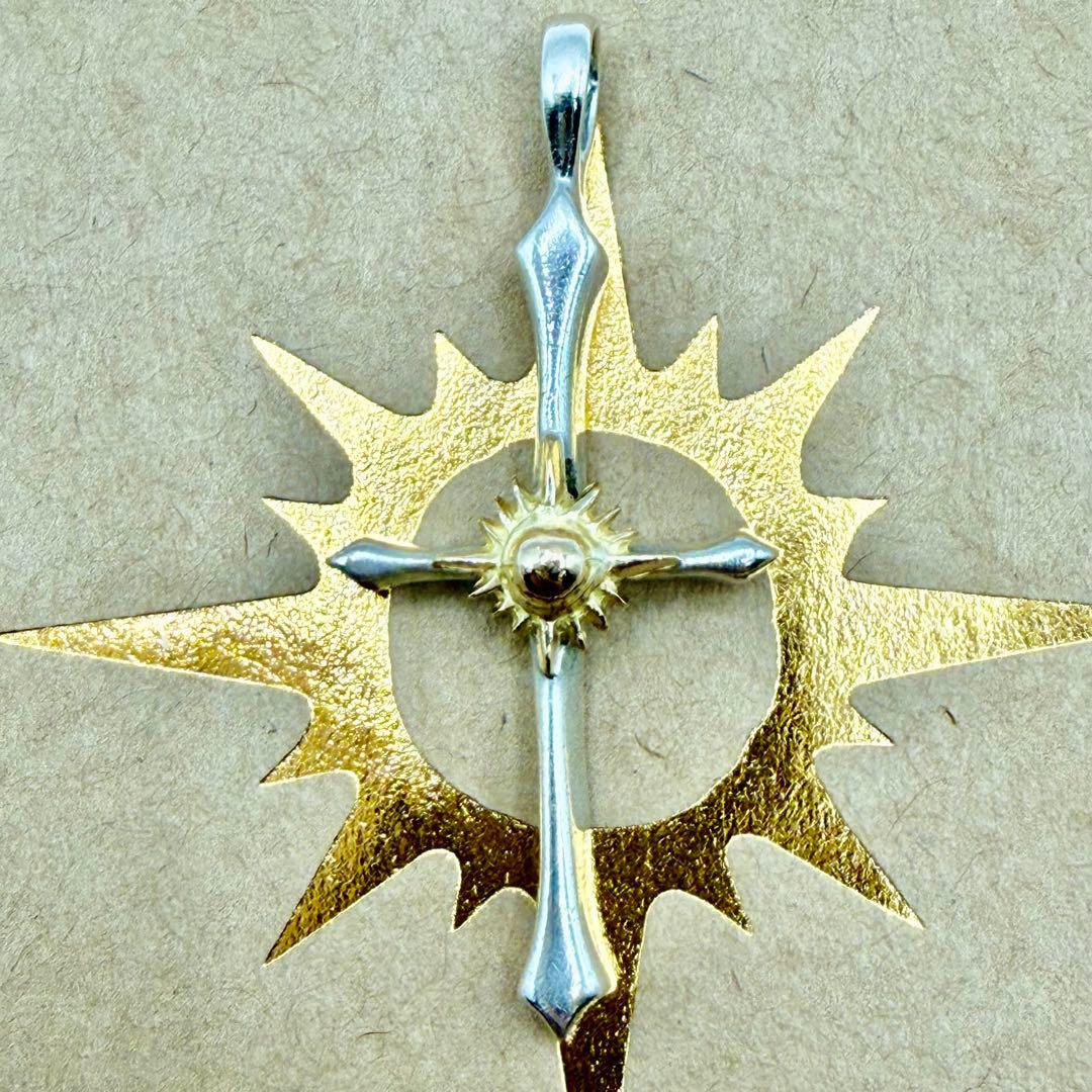 美品　アリゾナフリーダム　k18太陽神付クロス　T-3b 定価51040円