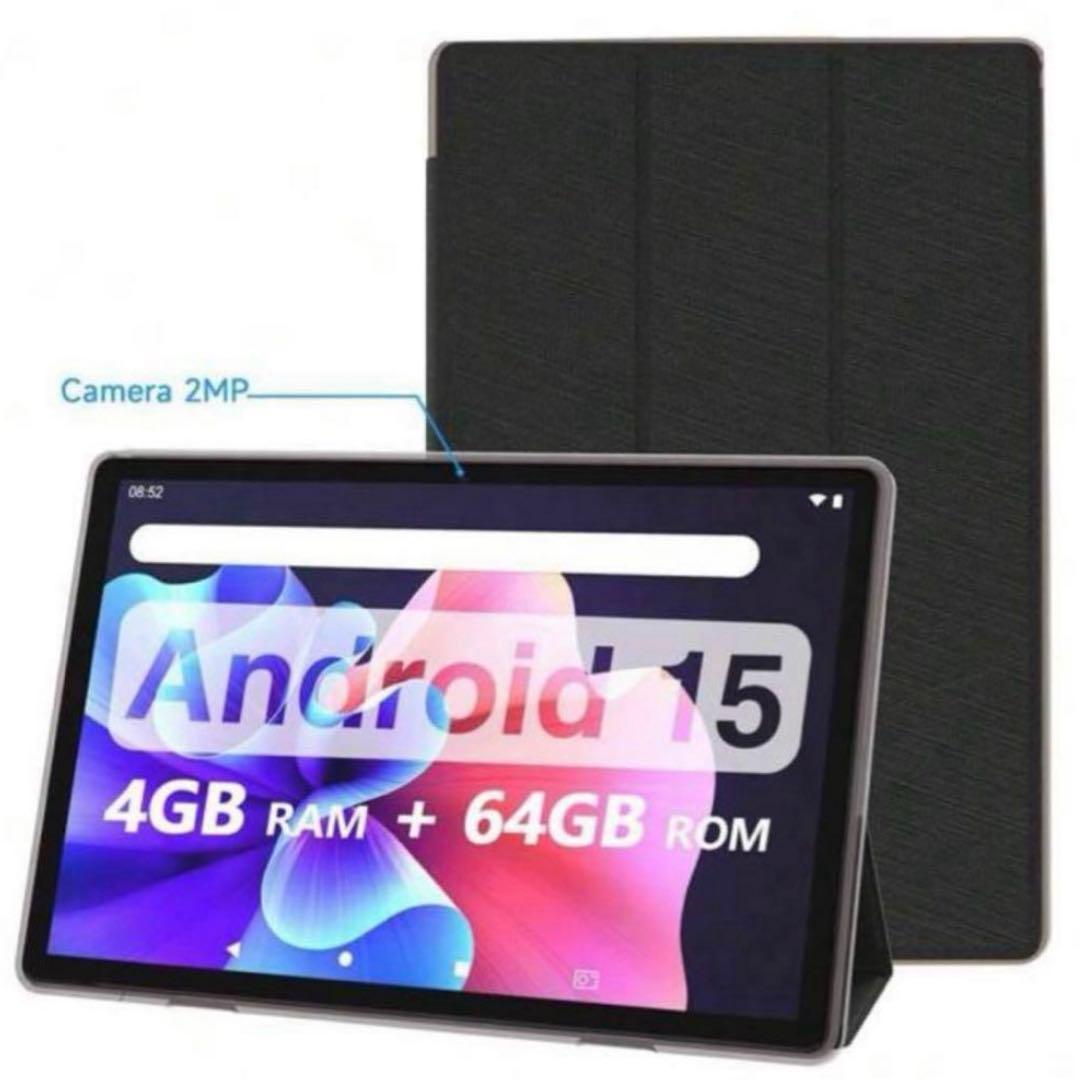 Android15 タブレット　10インチ　アンドロイド　充電ケーブル付属
