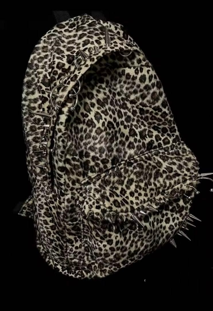 【特別セール中】lisa lil vinci着用レオパード バック ヒョウ柄