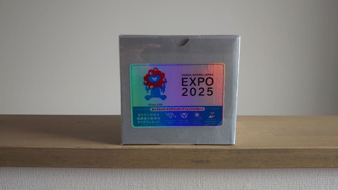 万博限定 EXPO2025 ミャクミャク クリアフィギュア レッド×ブルー