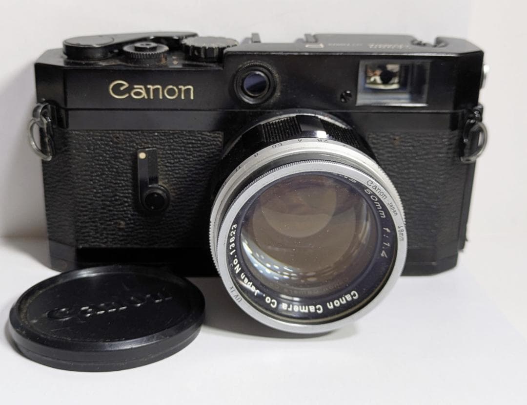 Canon P ポピュレール 後塗ブラック ＆ レンズ 50mm f1.4