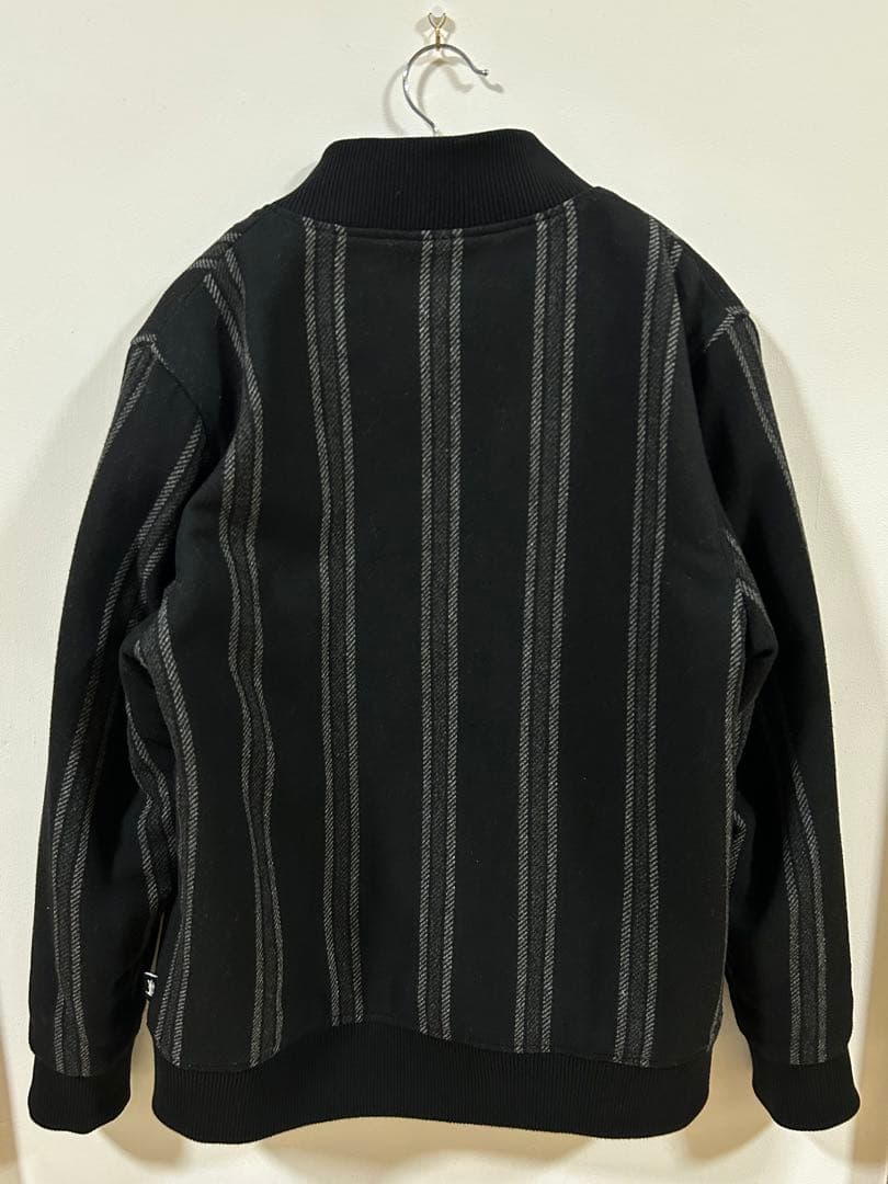 ジャケット・アウター Stussy Wool Stripe Bomber Jacket