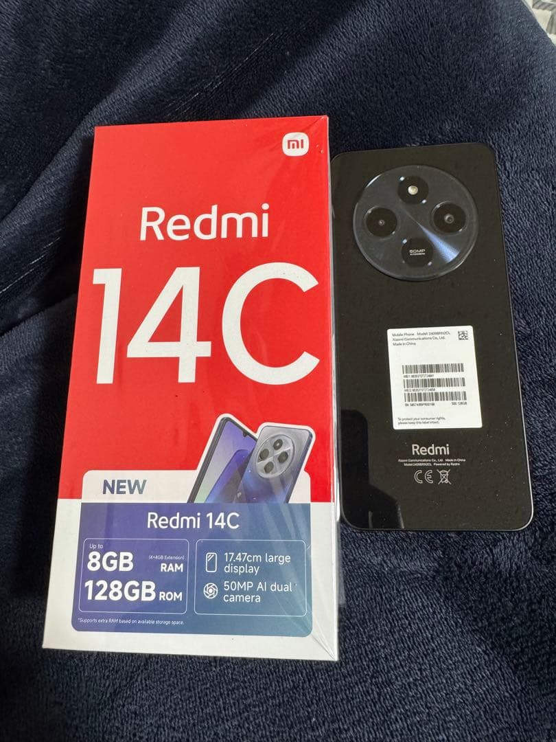 スマートフォン本体 Redmi 14C Upto 8GB/128GB
