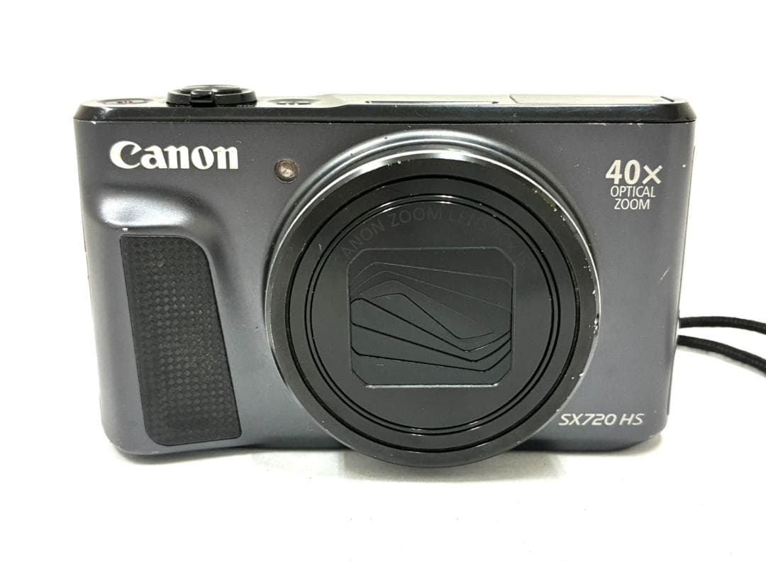 25K12-090 キャノン SX720HS デジカメ 通電確認済 液晶割れ有り