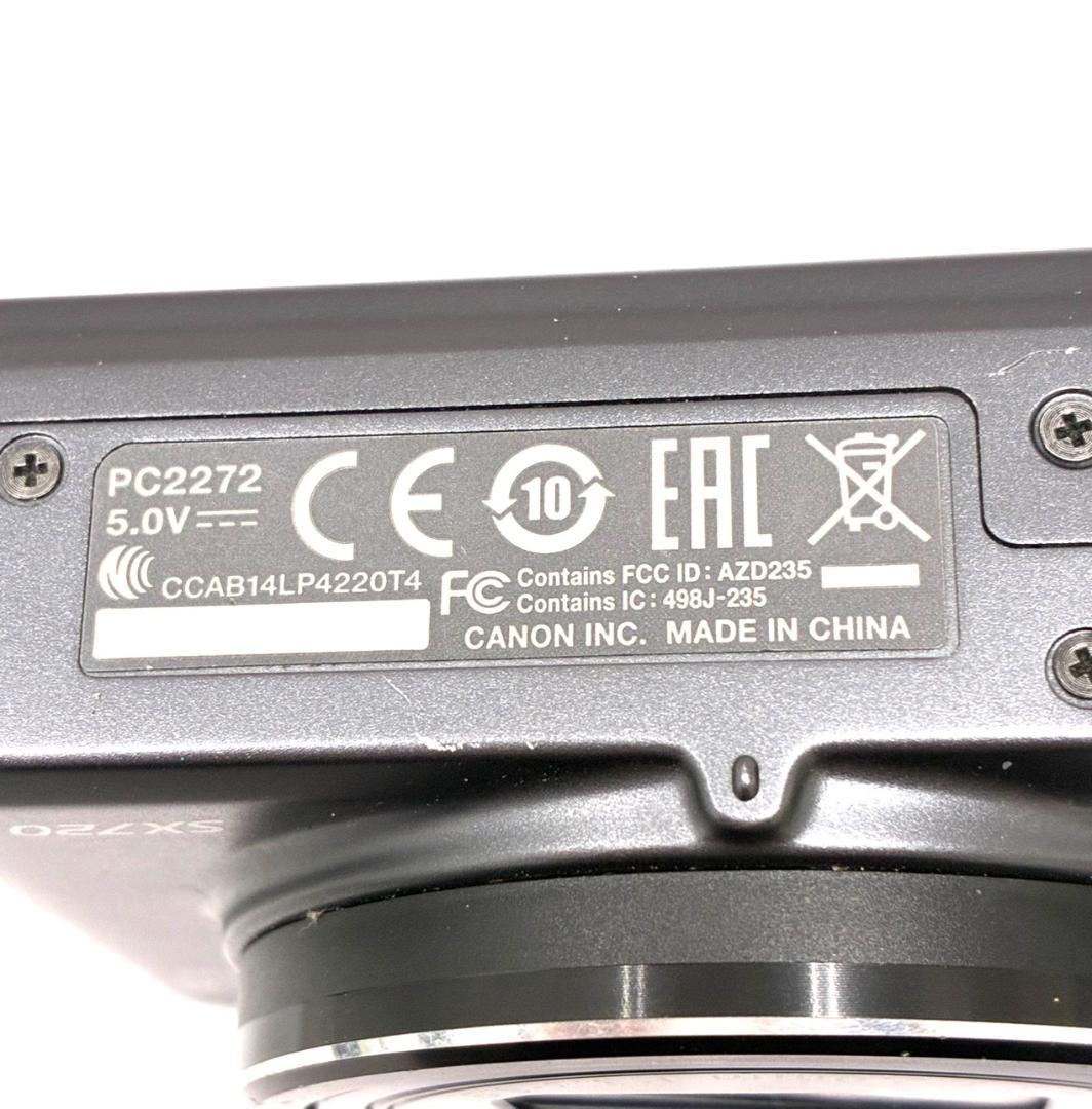 25K12-090 キャノン SX720HS デジカメ 通電確認済 液晶割れ有り