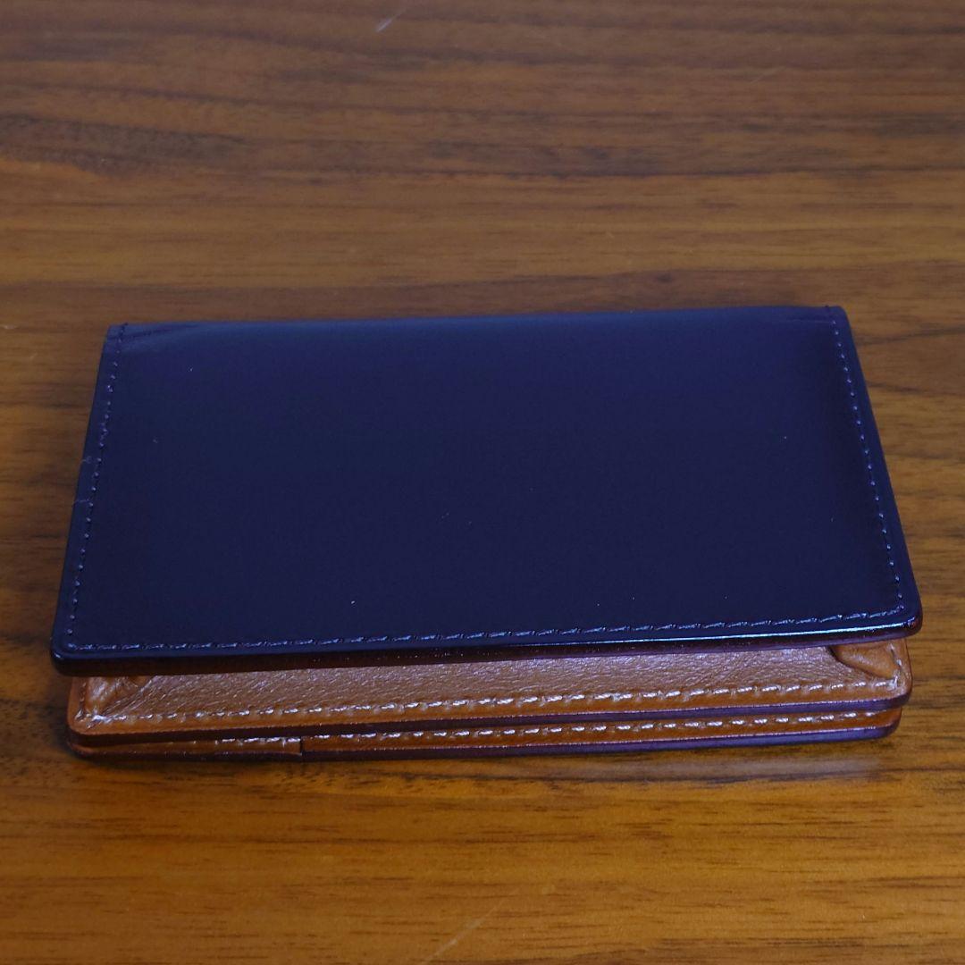 土屋鞄　ブライドル名刺入れ　こげ茶