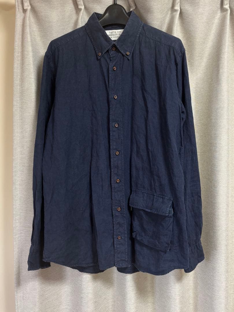 別注TAKE＆SONS テイクアンドサンズ リネン　シャツ