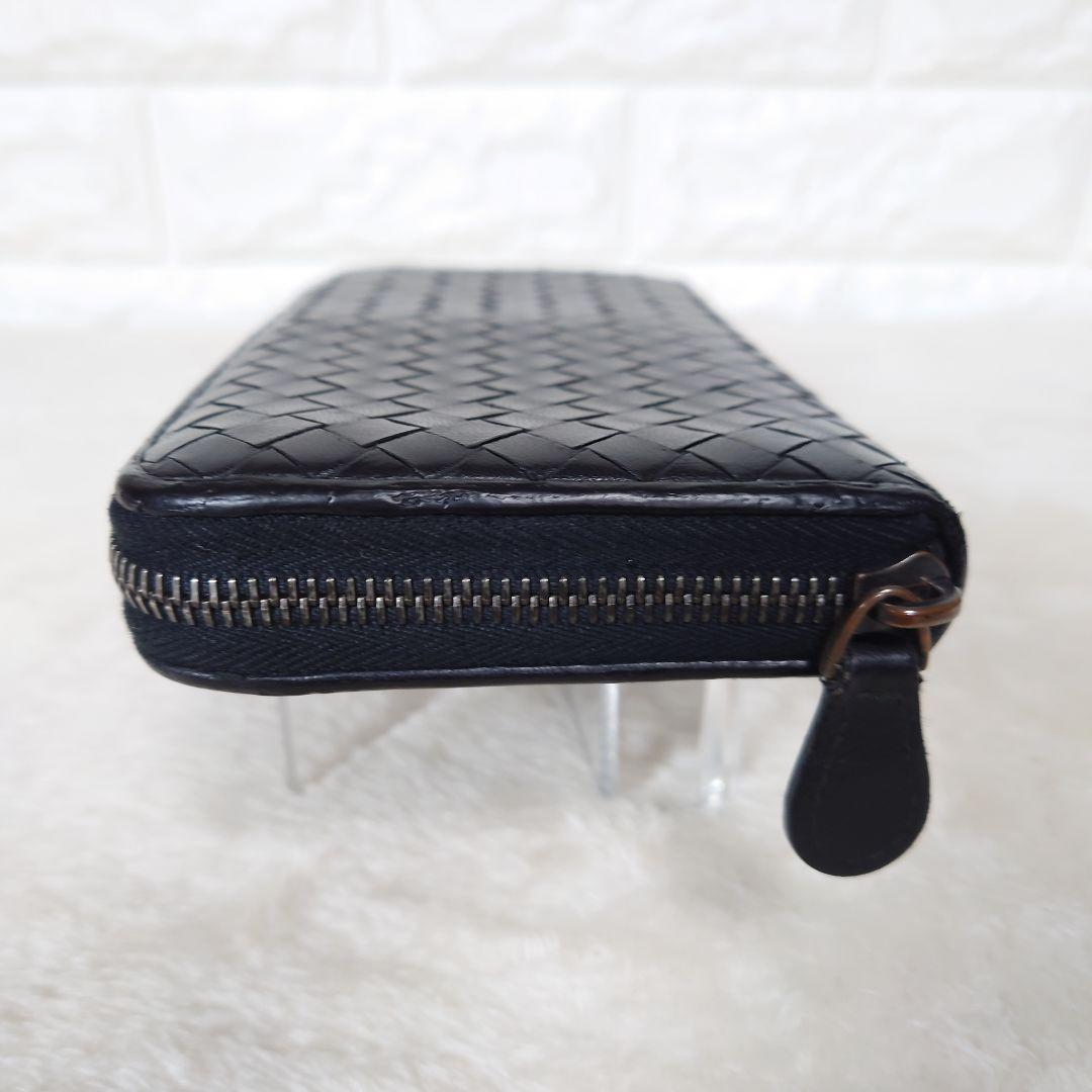 BOTTEGA VENETA イントレチャート 長財布 ラウンドファスナー