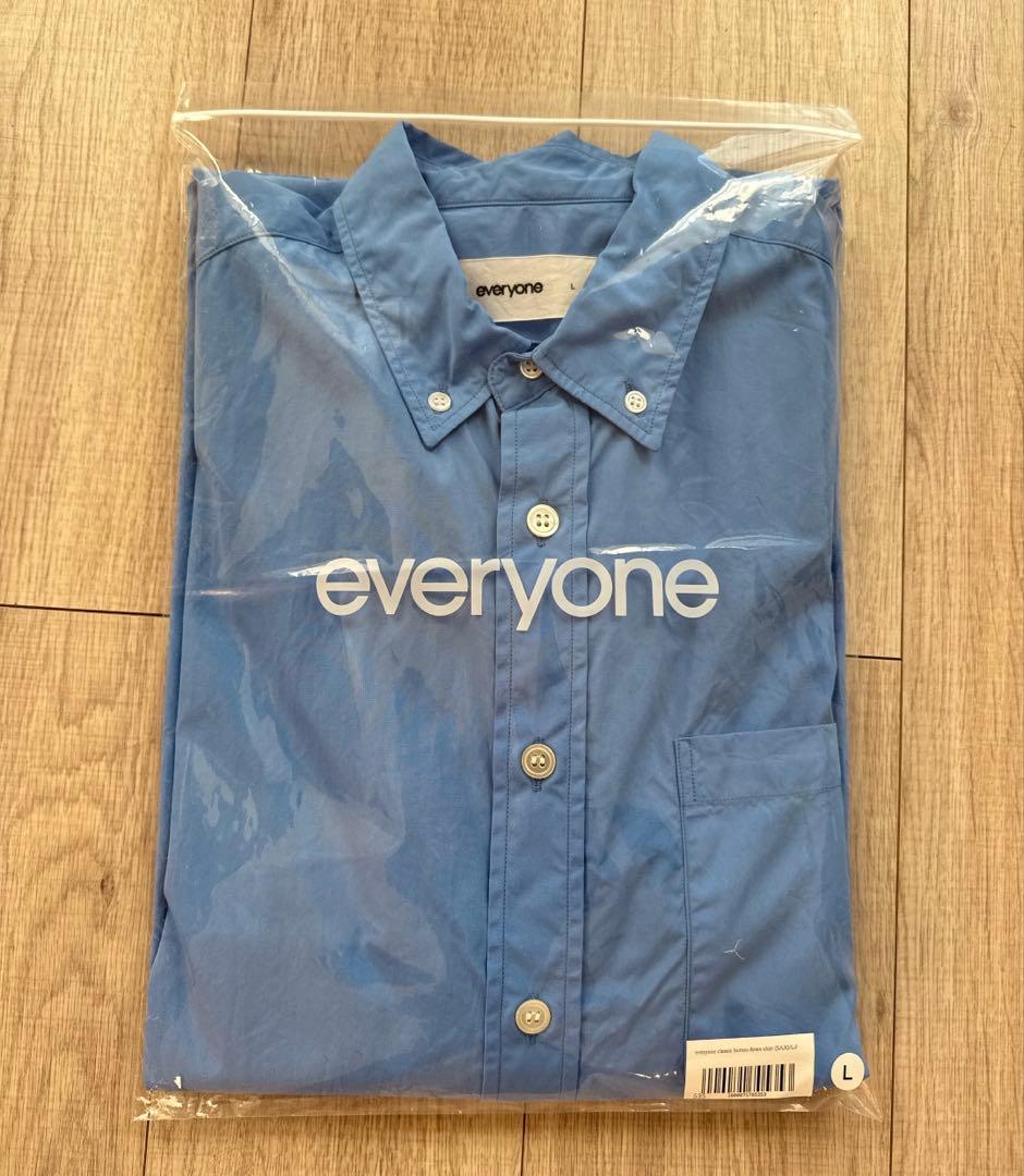 トップス everyone classic button down shirt (SAX)