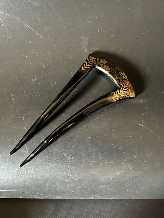 作家物　金彩蒔絵　かんざし　雅　レディースヘアアクセサリー