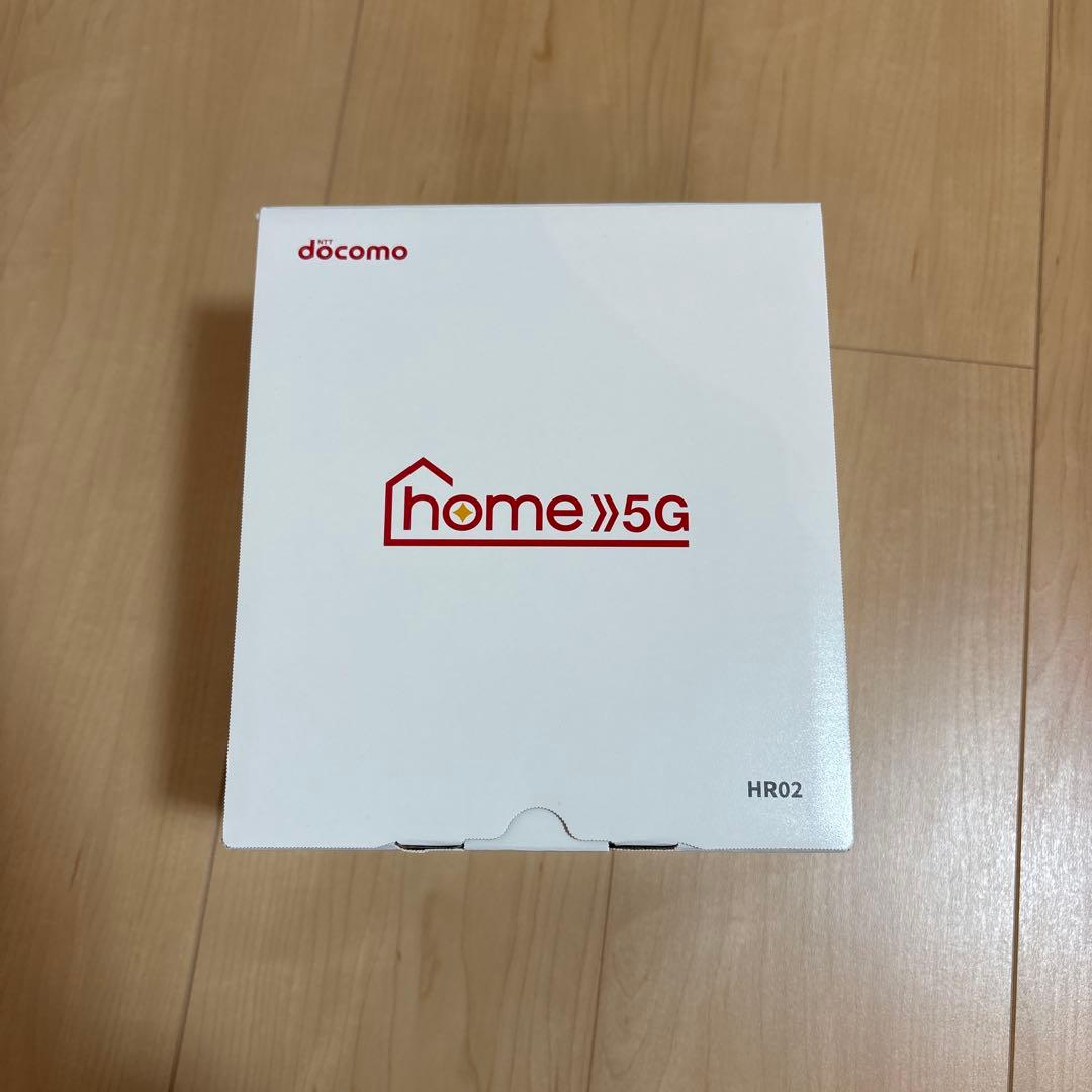 【新品】docomo ドコモ 5G HR02 [ダークグレー]ホームルーター