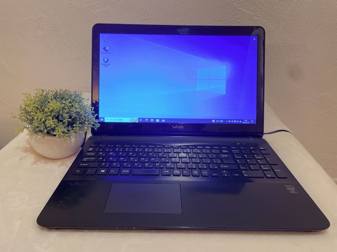 ソニーVAIOノートパソコン　ブラック初心者向け