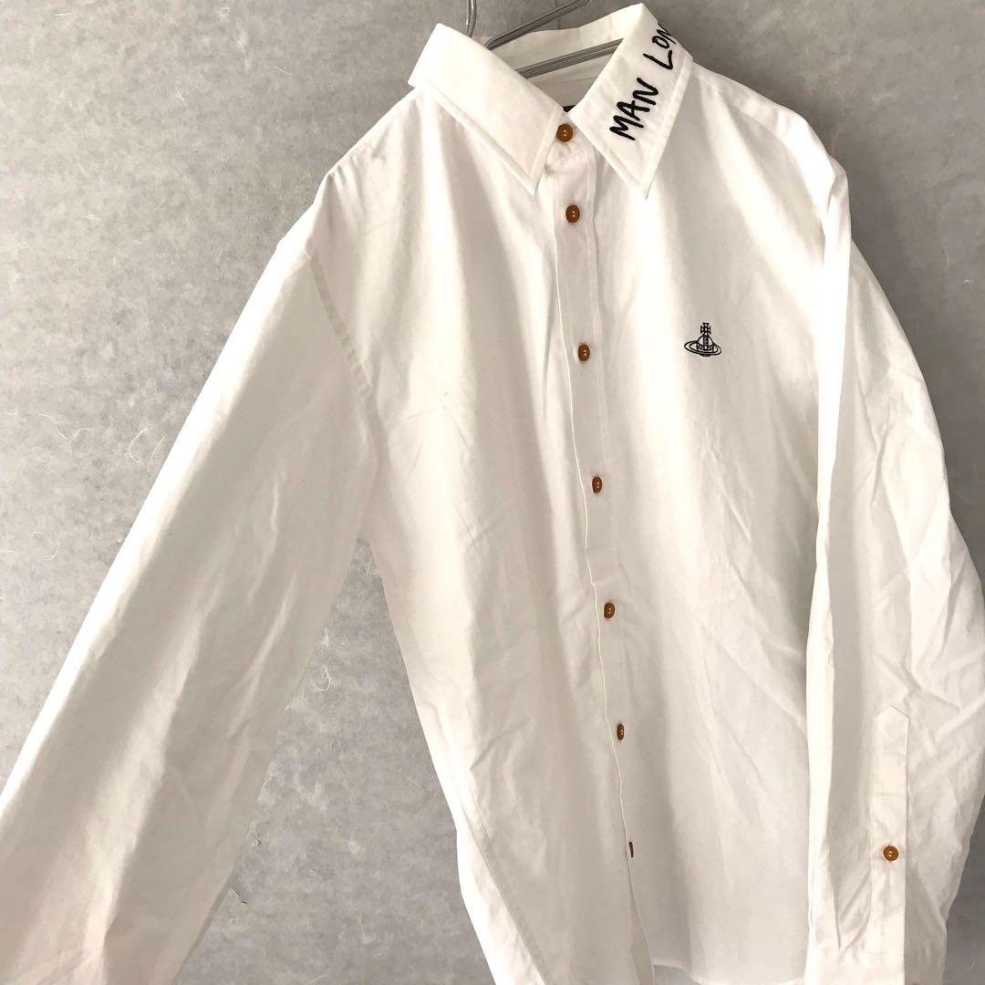Ｖｉｖｉｅｎｎｅ ｗｅｓｔｗｏｏｄ ＭＡＮ オーブ ドレスシャツ 極美品 50