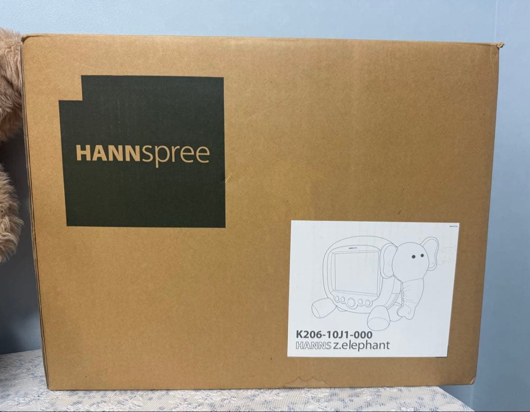 hannspree ゾウ ぬいぐるみ アナログテレビ ハンスプリー