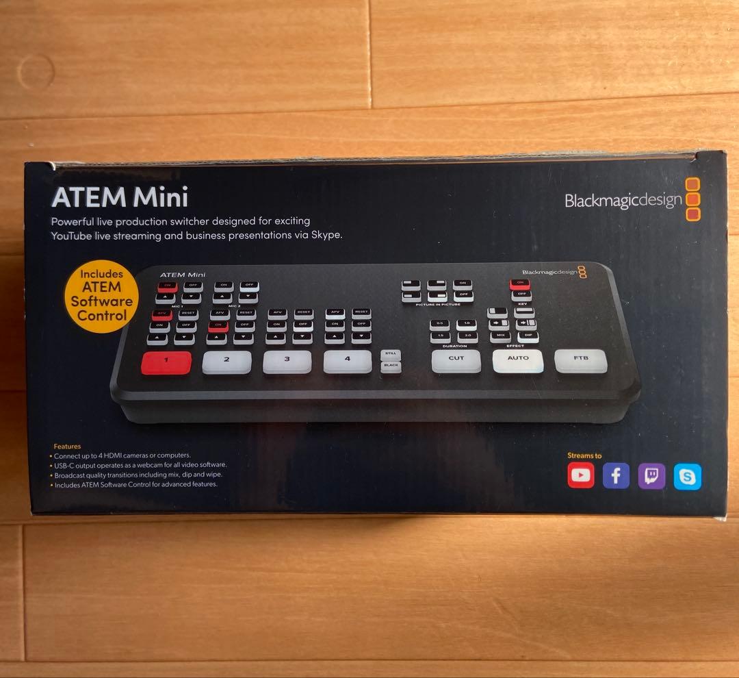 BlackmagicDesign ATEM Mini スイッチャー
