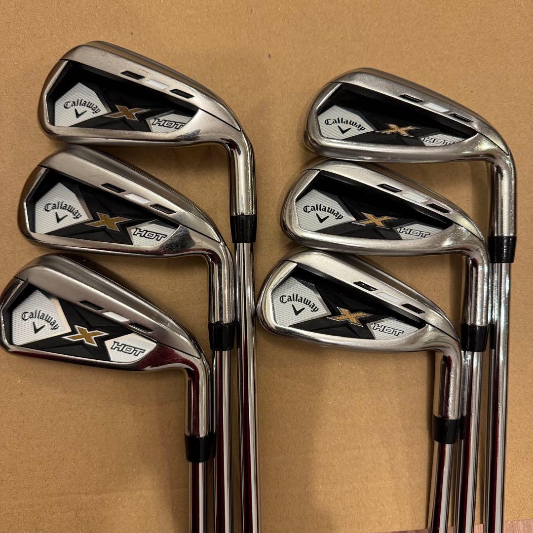 美品！Callaway キャロウェイX Hotアイアン6本セット!