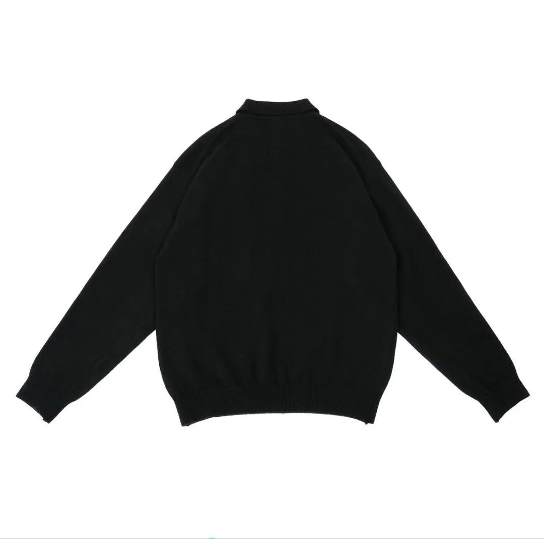 OVY Wool Cashmere Warm Knit PoloサイズL ポロ