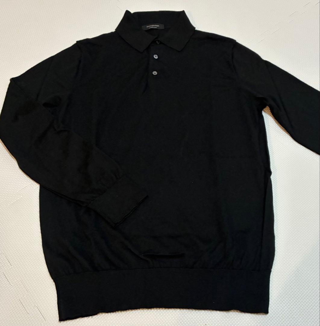 エルメネジルドゼニア　カシミヤニット黒