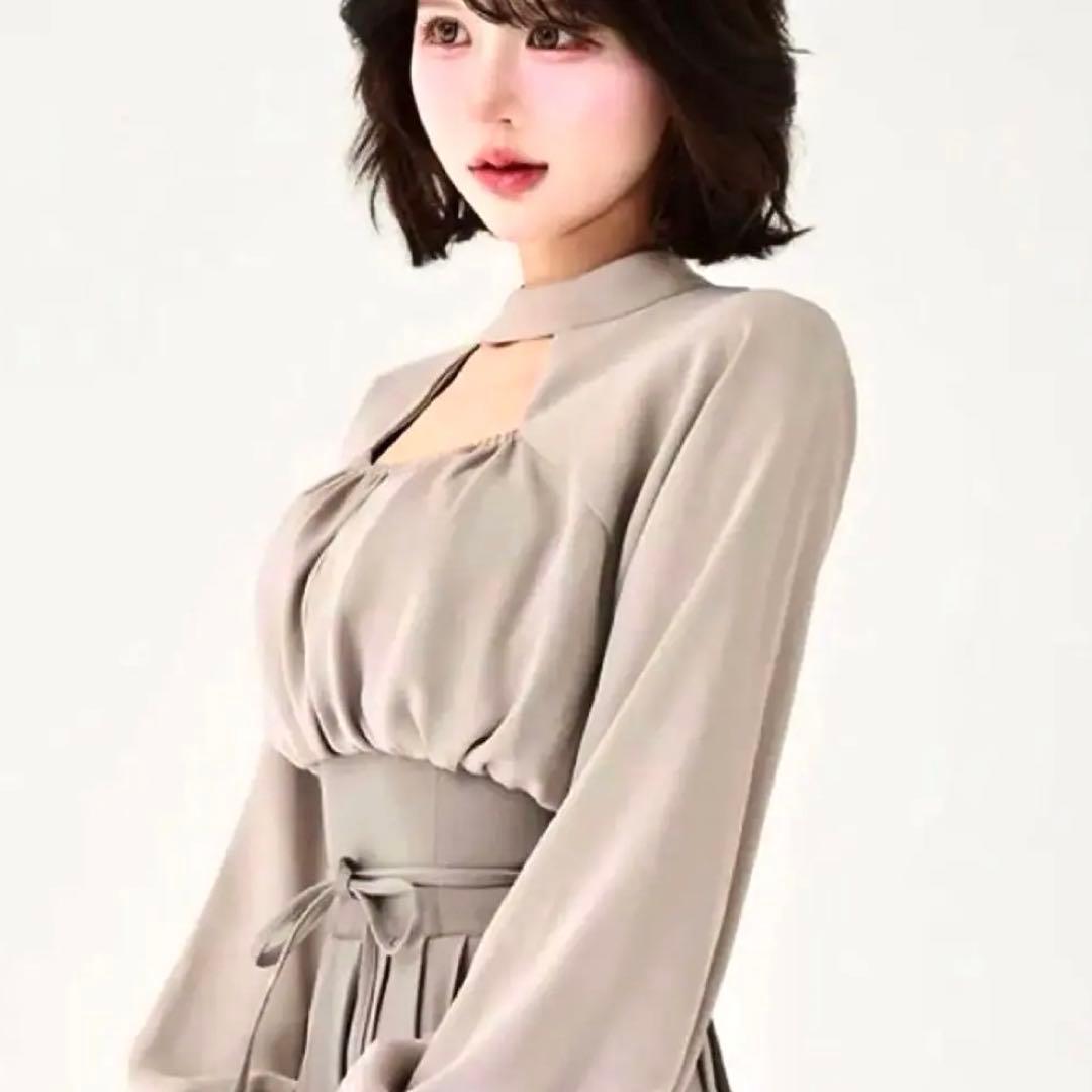 ドッキングコルセットプリーツミニワンピース　ダーリッチ　ミニワンピース