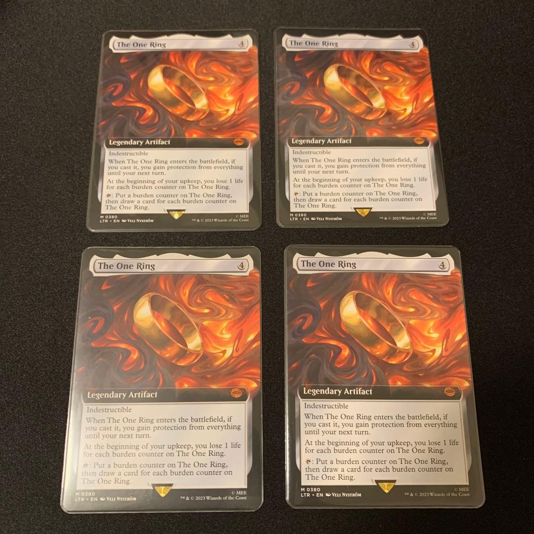 一つの指輪 LTR 拡張 英語版 4枚セット