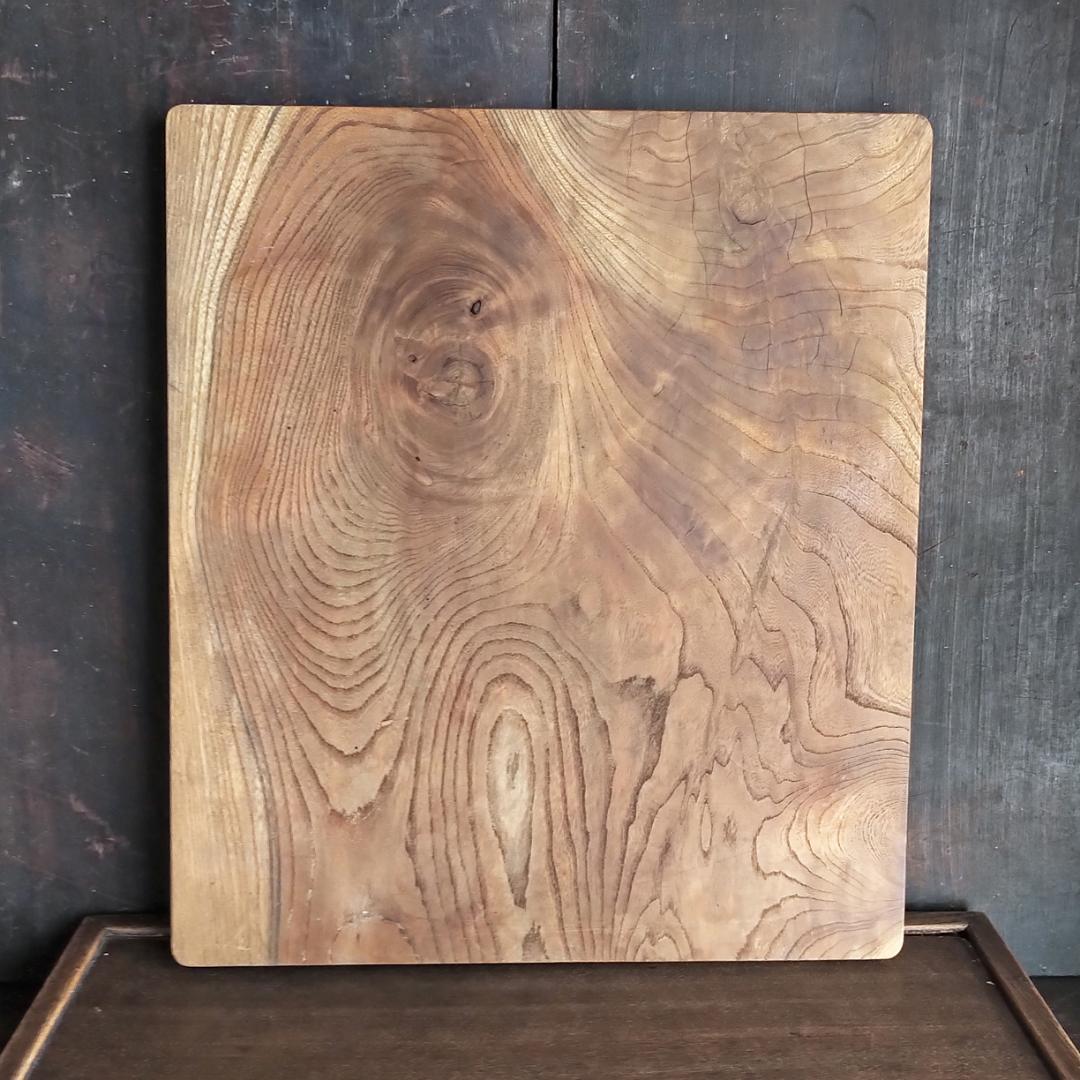 【送料込み】【古材⑫　厚み3.2㎝　無垢材 一枚板　欅？】