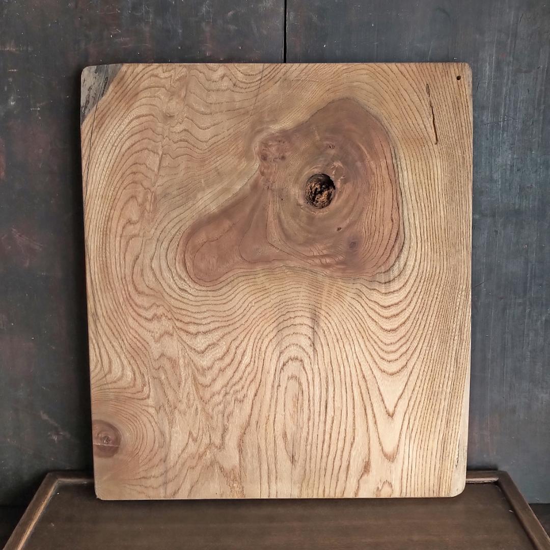 【送料込み】【古材⑫　厚み3.2㎝　無垢材 一枚板　欅？】