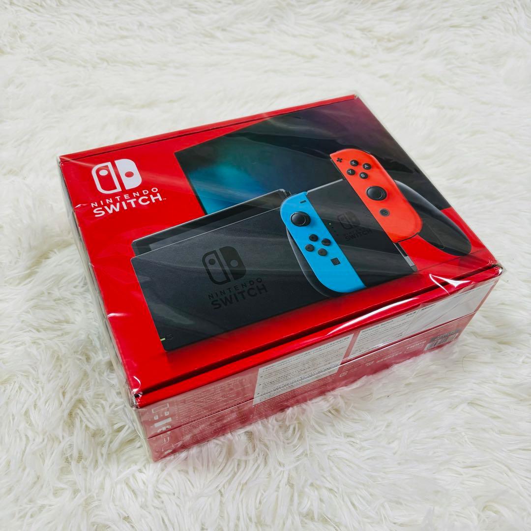 【新品未使用】Nintendo Switch 本体 青/赤