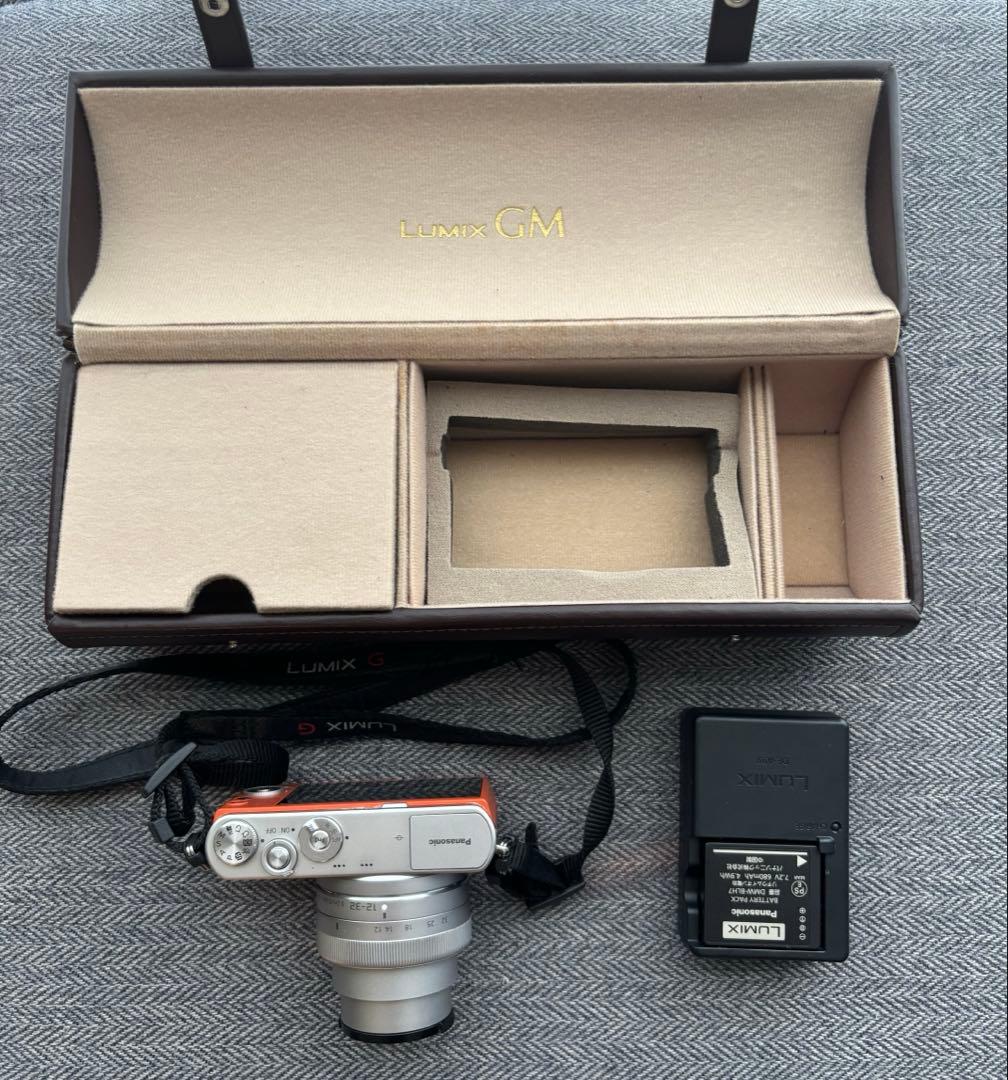 Panasonic LUMIX DMC-GM1 オレンジミラーレス一眼レフカメラ