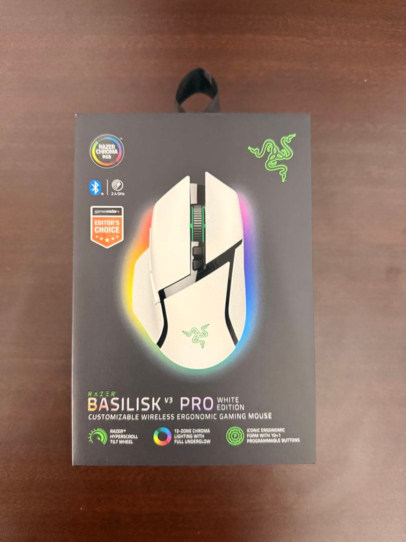 Razer Basilisk V3 Pro ホワイト　ソール付き