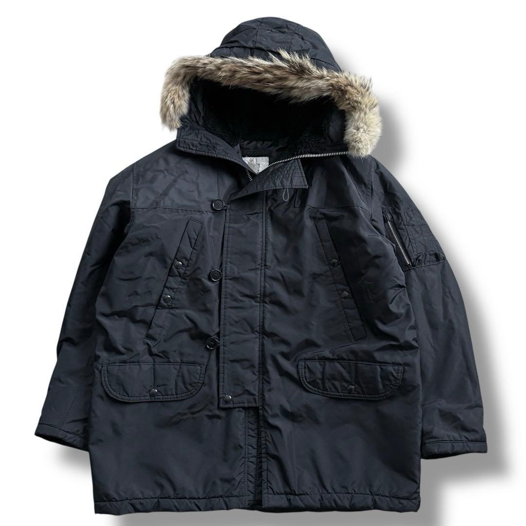 【USA製/希少XL】SPIEWAK N-3B ミリタリージャケット 黒 42